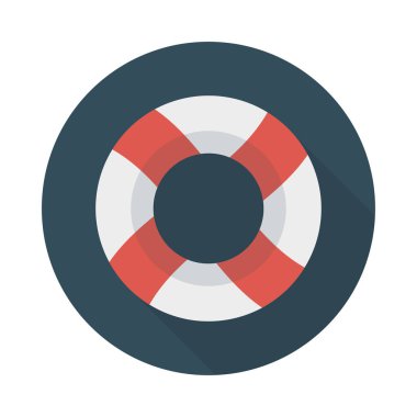 yaşam şamandırası vektör illüstrasyonu 