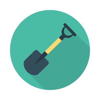 kürek simgesi vektör illüstrasyonu 