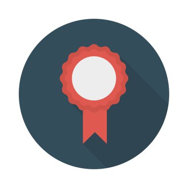 Madalya ikon vektör illüstrasyonu 