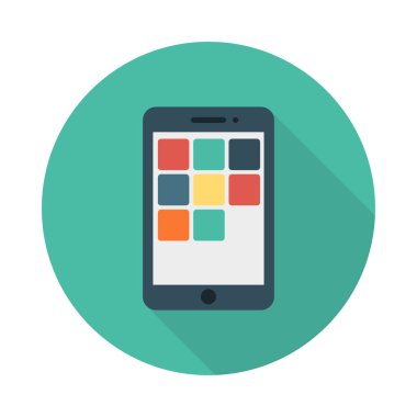 tablet simge vektör illüstrasyonu 