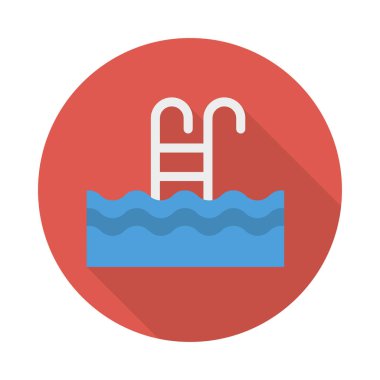 Havuzu simge vektör çizim 