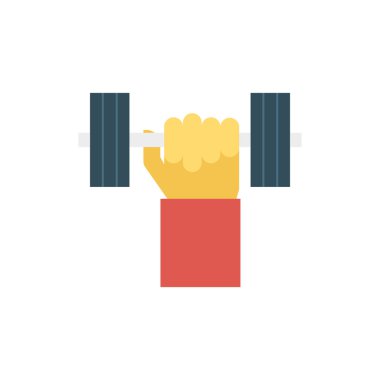 Aktivite vektördüz simge egzersiz için ayarlanmış, spor salonu ve aktivite  