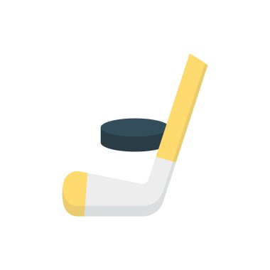 Aktivite vektörü düz simge buz hokeyi için ayarlanmış , oyun ve aktivite  