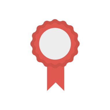 Rozet, başarı ve etkinlik için etkinlik vektörü düz simge seti  