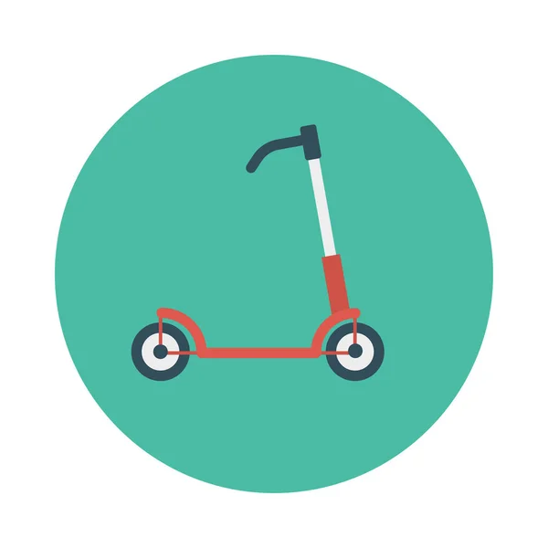 Scooter Icono Vector Ilustración — Archivo Imágenes Vectoriales