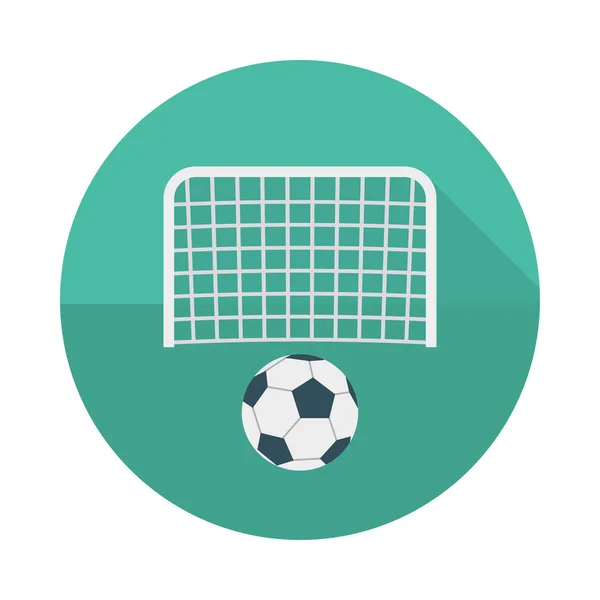 Illustration Zur Fußball Ikone — Stockvektor