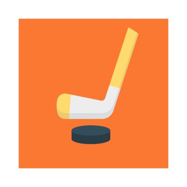 Aktivite vektörü düz simge buz hokeyi için ayarlanmış , oyun ve aktivite  