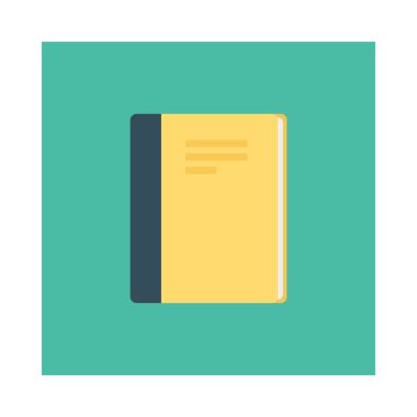 Kitap, bilgi ve etkinlik için etkinlik vektörü düz simge seti  