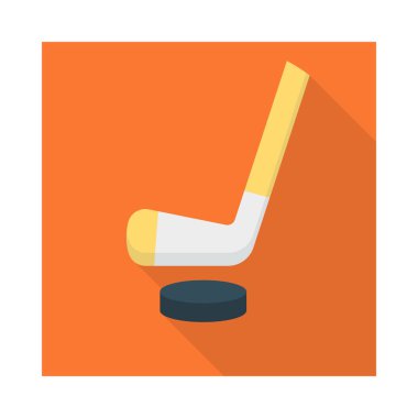 Aktivite vektörü düz simge buz hokeyi için ayarlanmış , oyun ve aktivite  