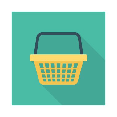 Sepet, tramvay ve etkinlik için ayarlanan etkinlik vektörü düz simgesi  