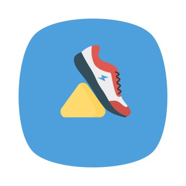 ayakkabı ikonu vektör illüstrasyonu 