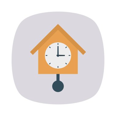 eski saat simgesi vektör illüstrasyon 