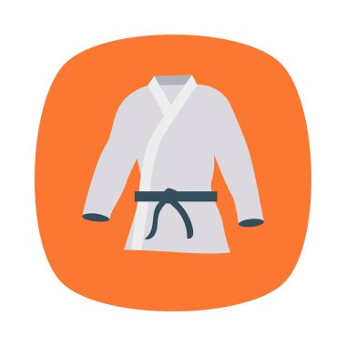 bornoz simge vektör çizim 