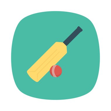 Kriket simge vektör çizim 