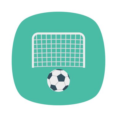 futbol ikonu vektör illüstrasyonu 