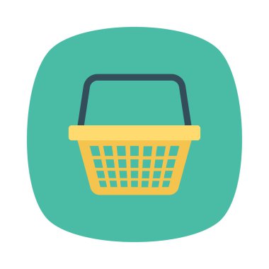 Sepet Simgesi vektör illüstrasyonu 
