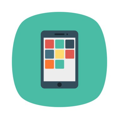 tablet simge vektör illüstrasyonu 