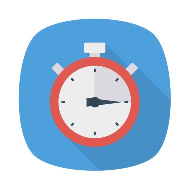 Zamanlayıcı simgesi vektör çizim 