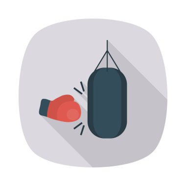 kum torbası simgesi vektör illüstrasyon 