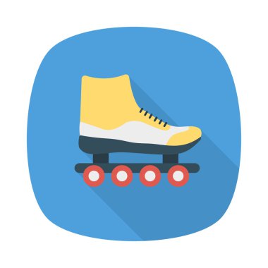 Patenler ikon vektör illüstrasyonunu kayıyor 