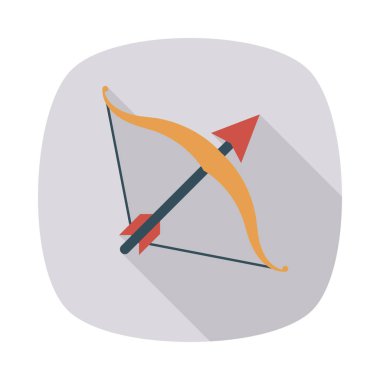 Yay ve ok simge vektör çizim 