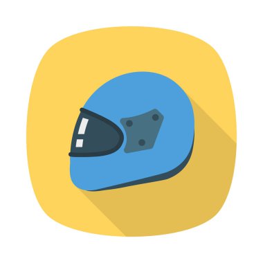 Kask simgesi vektör illüstrasyonu 