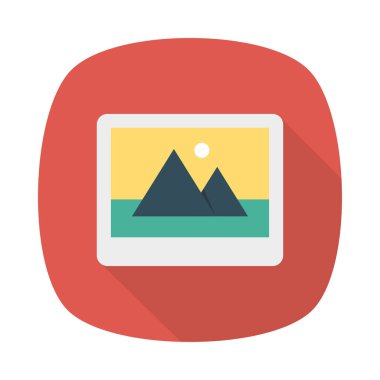 dağ ikonu vektör illüstrasyonu 