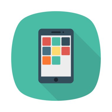 tablet simge vektör illüstrasyonu 