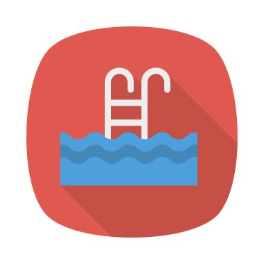 Havuzu simge vektör çizim 