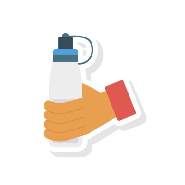 şişe simgesi vektör illüstrasyonu 