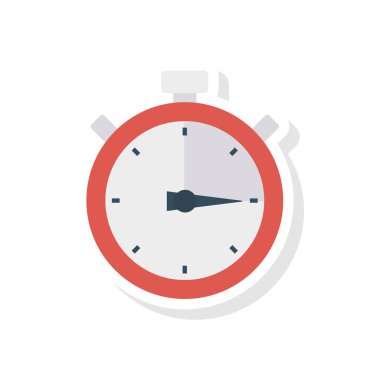 Zamanlayıcı simgesi vektör çizim 