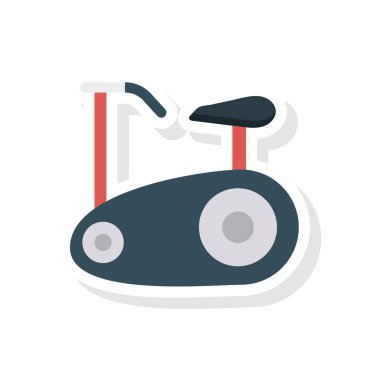 eğitim bisiklet simgesi vektör illüstrasyon 