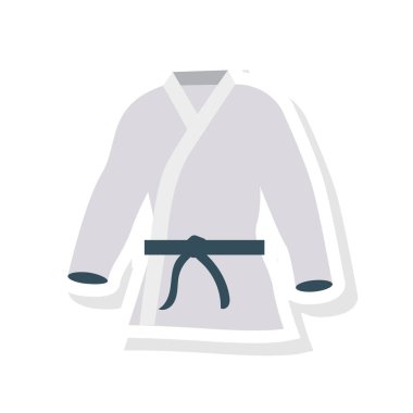 bornoz simge vektör çizim 