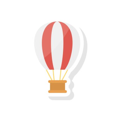 hava balonu vektör illüstrasyonu 