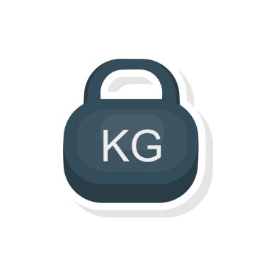 ağırlık simgesi vektör illüstrasyonu 