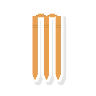 Ahşap simge vektör çizim 