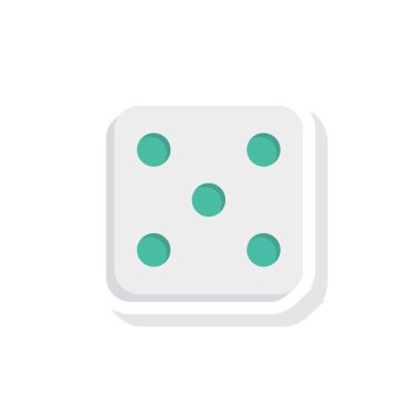 zar simgesi vektör illüstrasyonu 