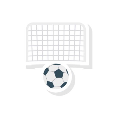 futbol ikonu vektör illüstrasyonu 