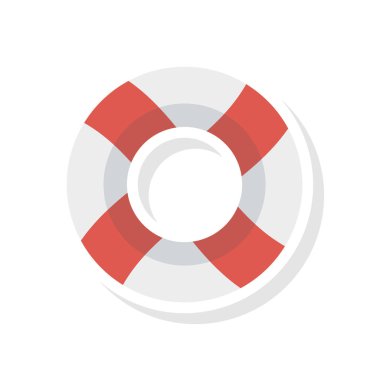 yaşam şamandırası vektör illüstrasyonu 