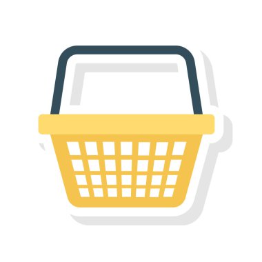 Sepet Simgesi vektör illüstrasyonu 