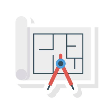 bölücü simgesi vektör çizimi 