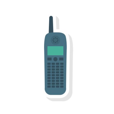 Telefon simgesi vektör illüstrasyonu 