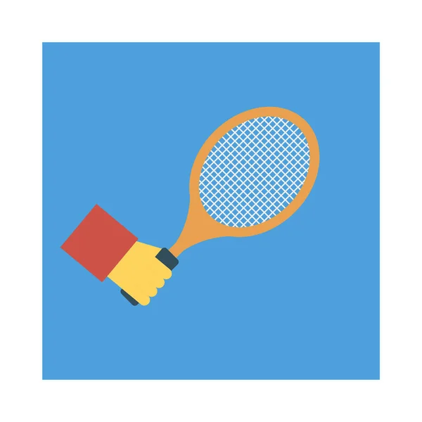 Actividad Vector Conjunto Iconos Planos Para Tenis Juego Actividad — Vector de stock