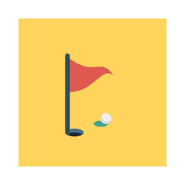 Symbol Aktivity Sada Ikon Pro Golf Hru Aktivitu — Stockový vektor