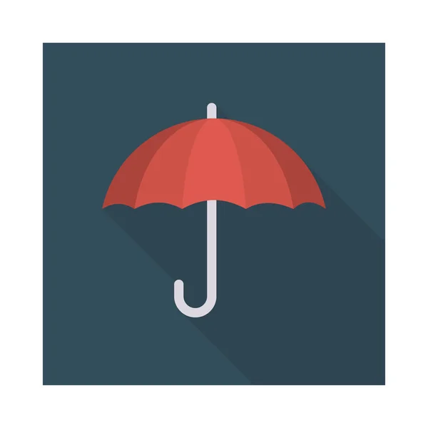 Actividad Vector Conjunto Iconos Planos Para Paraguas Lluvia Actividad — Vector de stock
