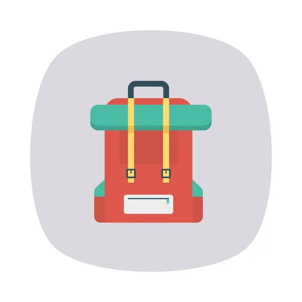 Backpack Icon Vector Illustration — Stock Vector