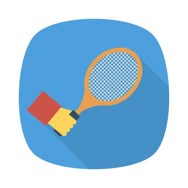 Tennis Pictogram Vector Illustratie — Stockvector