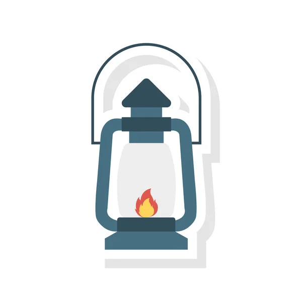 Lantern Icon Vector Illustration — Stock Vector