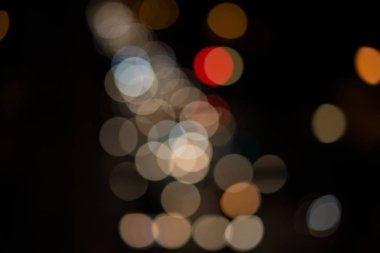 Gece ışığı bulanıklık arka plan 