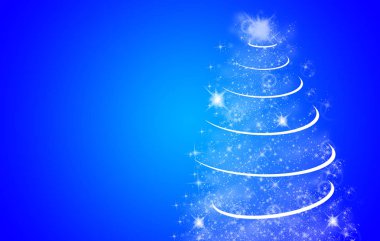 Mavi ton bulanıklık bokeh defocused arka plan.